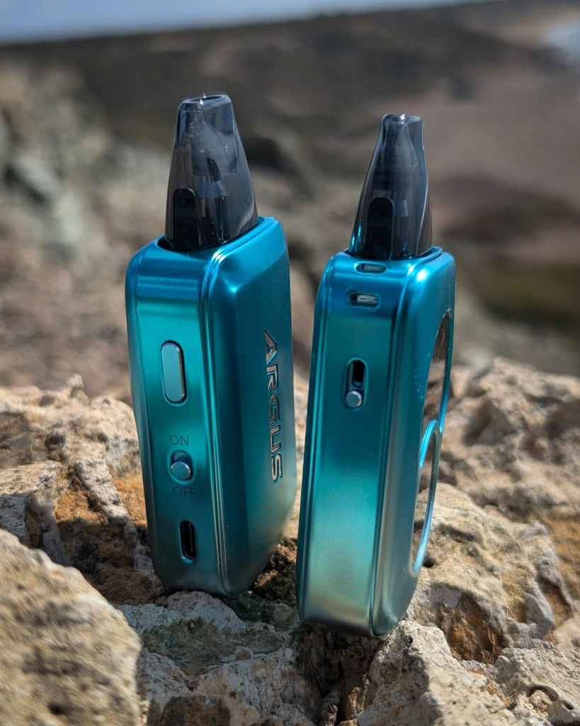 VOOPOO ARGUS A on/off button