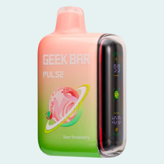 Geek Bar Pulse Sour Strawberry Flavor