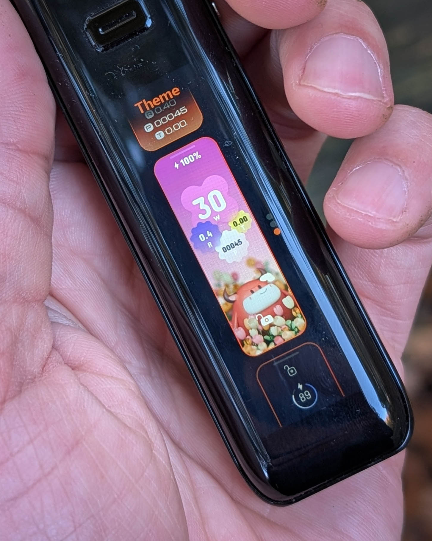 OXVA Xlim 3 Ultra Screen Theme