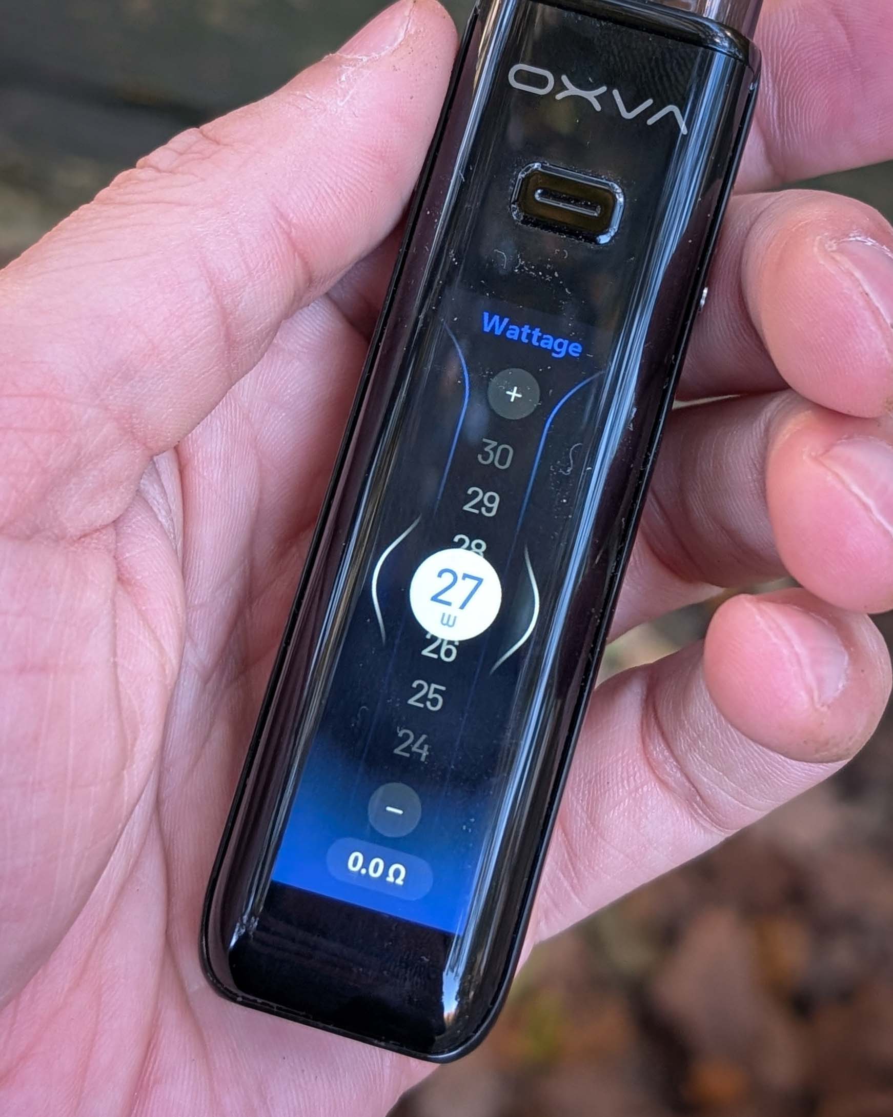 OXVA Xlim 3 Ultra Screen Wattage