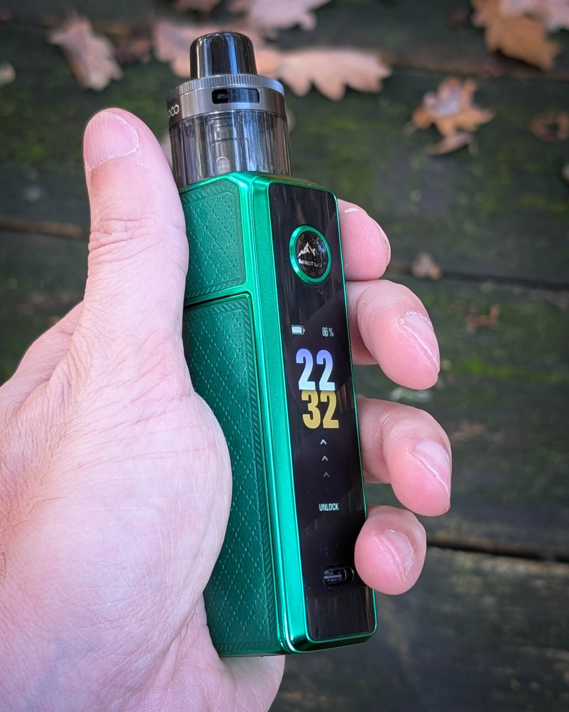 DRAG X3 touchscreen interface