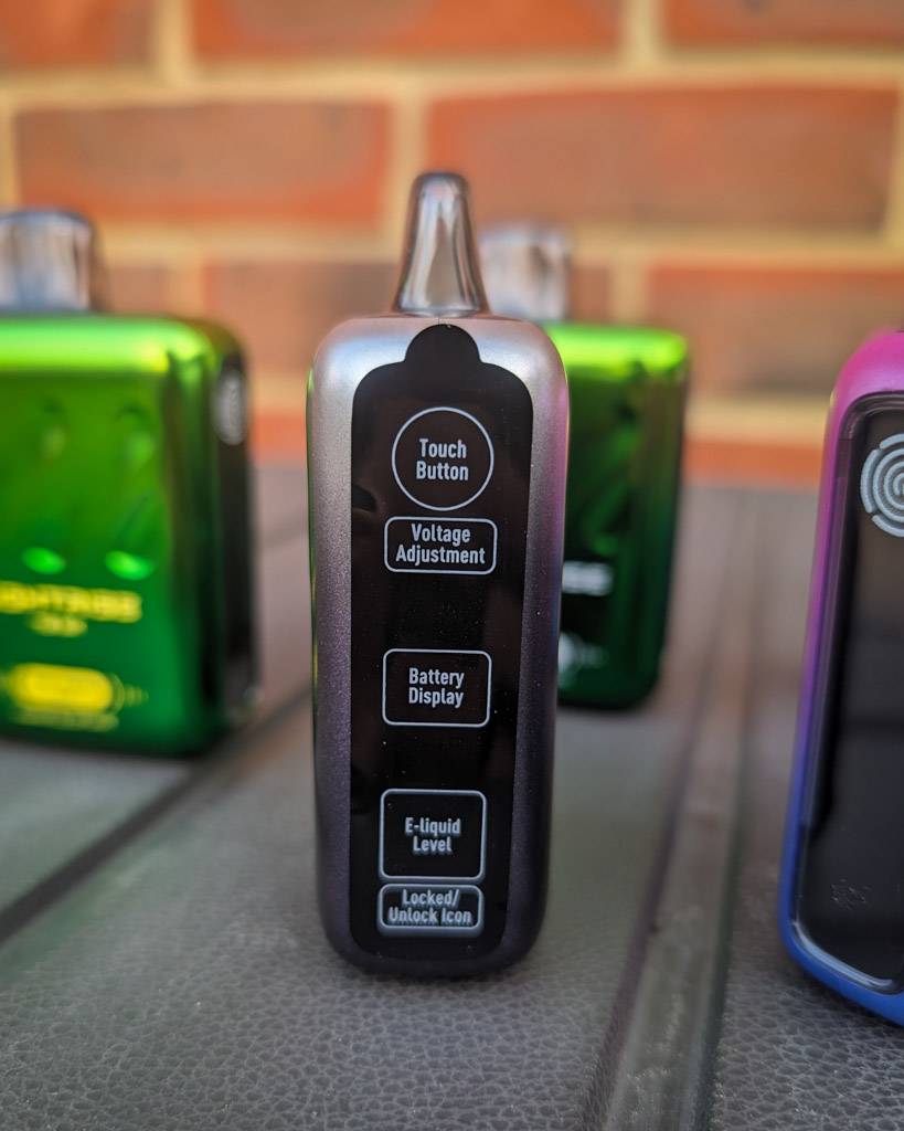 Lost Vape Lightrise Screen Buttons Sticker
